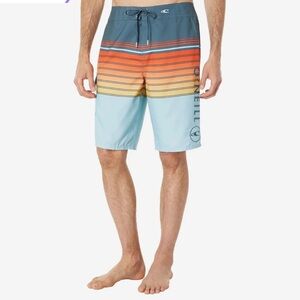 O'Neill Lennox Stripe 21” Men's Multicolor Swim Shorts